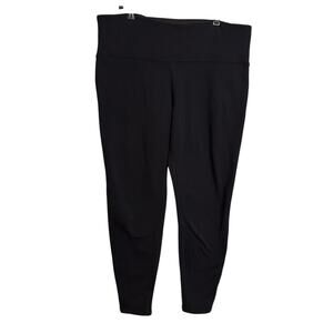 Athleta Leggings Womens 1X Black Altitude Tight Polartec Power Stretch Fleece